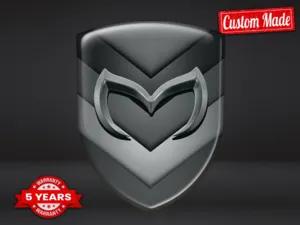 Mazda Etiqueta Impermeable Profesional Resistente Minimalista